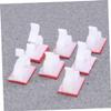 Mikikit 300pcs Self-Adhesive Double-Sided Cable Clips Adjustable Wiring Buckle for Organization Strong Grip Wire Management White view 4