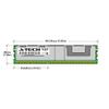 A-Tech 32GB RAM for ASUS Rack Server RS700-E7/RS4, RS700-X7/PS4, RS720-E7-RS24-EG, RS720Q-E7/RS12, RS920-E7/RS8 | DDR3 1600MHz PC3L-12800 ECC LRDIMM 4Rx4 1.35V Load Reduced Server Memory Upgrade view 3
