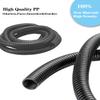 1/4 Inch Wire Loom Split Tubing - 16.5ft Cord Protector Electric Wires Covers, Automotive Wire Flexible Conduit, Plastic Wire Cover view 4