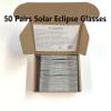 Bookishbunny 50 Pairs Solar Eclipse Viewers Paper Glasses Sun Viewing ISO Certified Various Patterns (Design 5) view 4