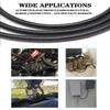 1/4 Inch Wire Loom Split Tubing - 33 ft Cord Protector Electric Wires Covers, Automotive Wire Flexible Conduit, Plastic Wire Cover(1/4"- 33ft, Black) view 3