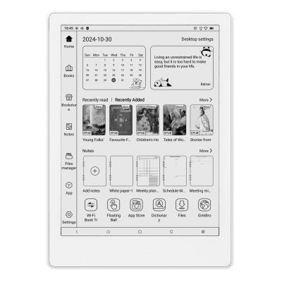 Meebook M8 | 7.8" eReader | HD 300PPI Eink Screen | Octa-core 2.2Ghz | 4+64G | 1TB TF Slot Expansion | Android14 | WiFi | BT5.2 | Double Microphone/Speakers | G-Sensor | Support Google Play | White