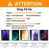 BATYUE Case for Samsung Galaxy Tab S10+ /S9 FE+ /S9+ /S8+ /S7+ /S7 FE 5G 12.4 inch, Shockproof Protective Tablet Case with Shoulder Strap, Kickstand, Navy Blue view 2