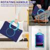 BATYUE Case for Samsung Galaxy Tab S10+ /S9 FE+ /S9+ /S8+ /S7+ /S7 FE 5G 12.4 inch, Shockproof Protective Tablet Case with Shoulder Strap, Kickstand, Navy Blue view 4