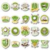 20 Pack pcs Sports Golf Stickers for Water Bottles Waterproof Scrapbooking Laptop Luggage Computer Funny Aesthetic Sticker Packs Set Teens Adults Golfers Girls Boys Vinyl Decals view 1