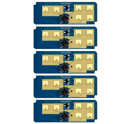JMT HLK-LD2450 24GHz Trajectory Sensor ISM Smart Home Human Movement Tracking RaDAR Induction Module Distance Angle Speed Measurement (5Pcs)