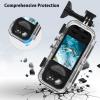 FitStill 40M/131FT Waterproof Case for Insta 360 X3,Protective Underwater Dive Housing PC Shell Photography Shell Bracket Mount with Less Glass for Insta 360 x3 Action Camera Accessorie Kits view 2
