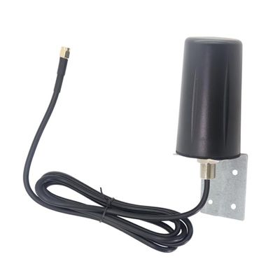 Banyanxin 5G 4G 3GGSM Aerial IP67 Waterproof Indoor Outdoor External WiFi Omni 15dbi Antenna for Signal Booste with 1.5m Cable (Black 1.5m SMA Male)