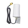 Banyanxin 5G 4G 3GGSM Aerial IP67 Waterproof Indoor Outdoor External WiFi Omni 15dbi Antenna for Signal Booste with 1.5m Cable (White 1.5M SMA Male) view 1