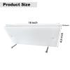 BZBMGMO Transom Transducer Boat Mounting Board Plate 4.5" *10" PVC Stainless Screws-White view 2