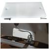 BZBMGMO Transom Transducer Boat Mounting Board Plate 4.5" *10" PVC Stainless Screws-White view 3
