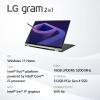 LG gram (2022) Laptop 16T90Q 2-in-1 16" Touchscreen, Intel Evo 12th Gen Core i5, 16GB RAM, 512GB SSD, Windows 11, Green (Renewed) view 3
