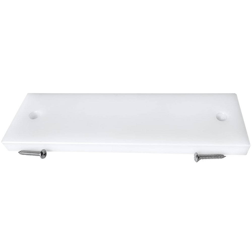 BZBMGMO Transom Transducer Boat Mounting Board Plate 3.5" *12" PVC Stainless Screws-White