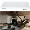 BZBMGMO Transom Transducer Boat Mounting Board Plate 3.5" *12" PVC Stainless Screws-White view 3