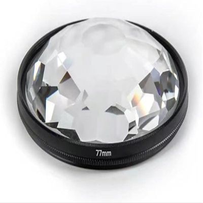 ASMEIR Filter Filter 52 55 58 62 67 72 77 82mm Kaleidoscope Filter Filter Photography Accessories Prism Film Filter Nd UV Variable Object Filter (Size : 77mm, Color : Black)