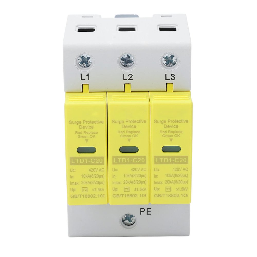AC Protector AC 420V Protector 3P Flame Retardant Breaker PC Shell Quick Response