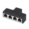 Telephone Splitter Adapter 3 Way/4Way Junction Box Lossless Transmission RJ11 6P6C Splitter Phone Line Splitters RJ11 Splitter view 1