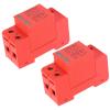 2P Protective Devices 2pcs 2P Protective Devices 40KA DC Photovoltaic Arrester with Remote Protectors (DC 750V) view 4