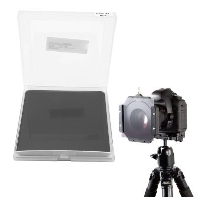 100x100mm ND Filter, 2mm Thickness, Multi Layer Coating, High Definition Optical Glass, Includes Storage Box, for Photography (ND8)
