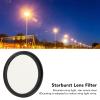 77mm 4 Point Star Filter, Double Frame Rotating Design, Coating for Jewelry, Night Scenery, Glass (55mm) view 4