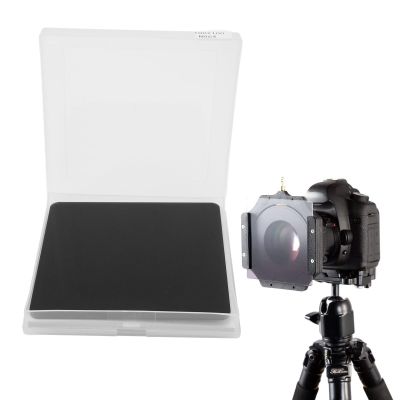 100x100mm ND Filter, 2mm Thickness, Multi Layer Coating, High Definition Optical Glass, Includes Storage Box, for Photography (ND64)