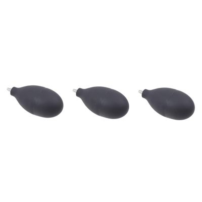 Mikikit 3pcs Air Blower Ball Short Nozzles Cleaner Tool Rubber Oval Shaped Pump for Camera Phone Lens