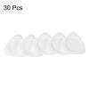 MECCANIXITY 30pcs Ultra Thin Phone Pry Opening Tools Triangle Picks Plastic for Mobile Phone PC Tablet Laptop LCD Screen Disassemble Repair, White view 3