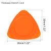 MECCANIXITY 30pcs Ultra Thin Phone Pry Opening Tools Triangle Picks Plastic for Mobile Phone PC Tablet Laptop LCD Screen Disassemble Repair, Orange view 2