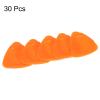 MECCANIXITY 30pcs Ultra Thin Phone Pry Opening Tools Triangle Picks Plastic for Mobile Phone PC Tablet Laptop LCD Screen Disassemble Repair, Orange view 3
