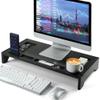 23" Monitor Stand Riser with Storage Organizer for Home Office Computer, Desktop, Laptop view 1