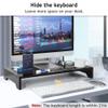 23" Monitor Stand Riser with Storage Organizer for Home Office Computer, Desktop, Laptop view 3