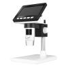 Digital Microscope for Adults, 50X-1000X Soldering Microscope with 4.3 Inch Display Screen and 8 Adjustable LED Lights, 2 Million Pixels and Adjustable Bracket, Support Multiple Systems, for Kids view 1