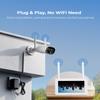 Camcamp 2K Wireless Security Camera System - 7 Touchscreen Monitor with 2 Outdoor Cameras, No WiFi Required, Color Night Vision, 2-Way Audio, 32GB SD Card view 3