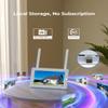 Camcamp 2K Wireless Security Camera System - 7 Touchscreen Monitor with 2 Outdoor Cameras, No WiFi Required, Color Night Vision, 2-Way Audio, 32GB SD Card view 4