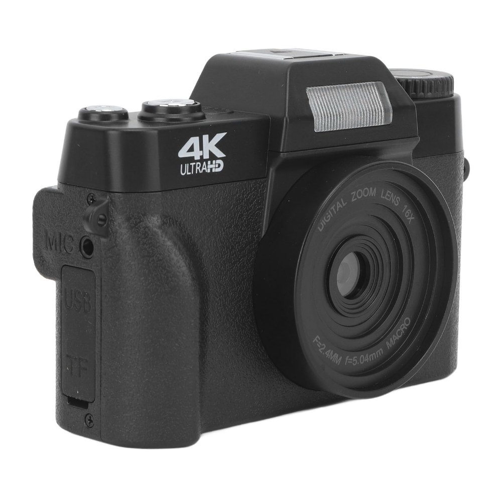 Digital Camera, 4K Vlogging Camera 48 MP 16x Digital Zoom for Gift