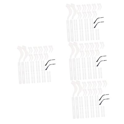 LALAFINA 80pairs Silicone Eyeglass Ear Hooks Grips for Glasses Sunglasses Comfortable and Lightweight for Daily Wear Sports and Outdoor Activities