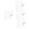 LALAFINA 80pairs Silicone Eyeglass Ear Hooks Grips for Glasses Sunglasses Comfortable and Lightweight for Daily Wear Sports and Outdoor Activities