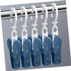 30pcs Multi-Functional Drying Clips for Clothes Strong Plastic Hanger Hooks for Laundry Travel and Home Use Versatile Clips for Socks Hats and Garments Colors view 2