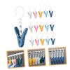 30pcs Multi-Functional Drying Clips for Clothes Strong Plastic Hanger Hooks for Laundry Travel and Home Use Versatile Clips for Socks Hats and Garments Colors view 4