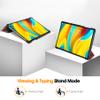 Gylint Case for TECLAST T50 Pro 11 inch Tablet, Folding Folio Ultra-Thin PU Leather Stand Case Cover for Teclast T50 Pro Flower view 3