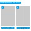 PATIKIL 12" Polarized Film Sheets, 4 Pack Adhesive Polarizer Linear Polarizing Filter 25.6x17.3cm for Screen Photography Lighting, 0 Degree view 4