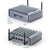 VENOEN Firewall Micro Appliance Celeron J4125, Fanless Firewall Mini PC 2.5gbe, i225 NICs 4 LAN Port, HD, VGA, WiFi, SIM-Slot, 16GB DDR4 RAM 256GB SSD, Small Server PC Router PC, AES NI, WatchDog view 3