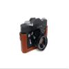 BMAOLLONGB 11Si Case, Handmade Genuine Real Leather Half Camera Case Bag Cover for Alpa 11si 10s 10e 10d 9d Film Camera With Hand Strap (Brown) view 3