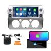 Kunfine Tesla Style Car CarPlay Android Auto Navigation Stereo GPS Radio Camera 10.25" IPS Touchscreen Headunit Tablet Media Player for Toyota FJ Cruiser 07-14, if Applicable Octa Core 4G+64G Silver view 1