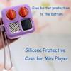 LeoTube Silicone Shell Cover for Yoto Mini Player, Silicone Protective Sleeve Case Compatible with Mini Bluetooth Speaker (Case Only, Machine not Included) (Purple) view 2