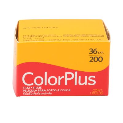 ColorPlus CP200 Color Negative Film, 35mm Size, 36 Exposures ISO 200 High Saturation HD Camera Color Negative Film for Kodak Cameras