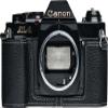 BMAOLLONGB AL-1 Case, Handmade Genuine Real Leather Half Camera Case Bag Cover for Canon AL-1 Camera With Hand Strap (Black) view 1
