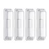 CLYMENE 4 Pack Light Switch Cover Guard, Child Proof Wall Switch Cover Protects Lights or Switches from Getting Accidentally Turned ON or OFF by Children and Adults, Toggle Style (Clear) view 1