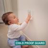 CLYMENE 4 Pack Light Switch Cover Guard, Child Proof Wall Switch Cover Protects Lights or Switches from Getting Accidentally Turned ON or OFF by Children and Adults, Toggle Style (Clear) view 3