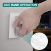CLYMENE 4 Pack Light Switch Cover Guard, Child Proof Wall Switch Cover Protects Lights or Switches from Getting Accidentally Turned ON or OFF by Children and Adults, Toggle Style (Clear) view 4